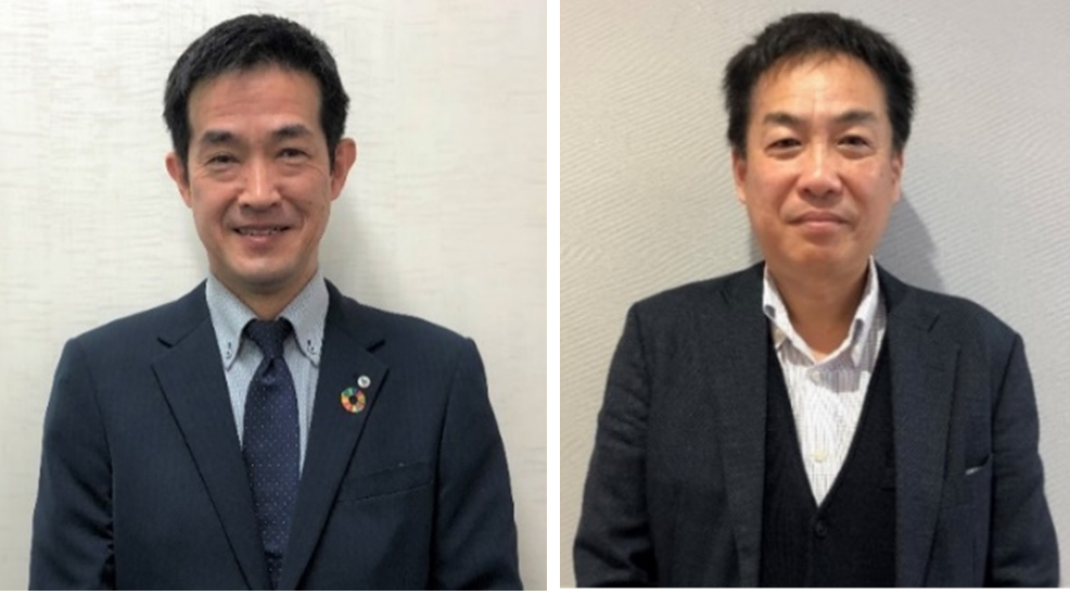 左：東亜建設工業株式会社 中野 亘氏　&nbsp; 右：野原グループ株式会社&nbsp; 石田渉