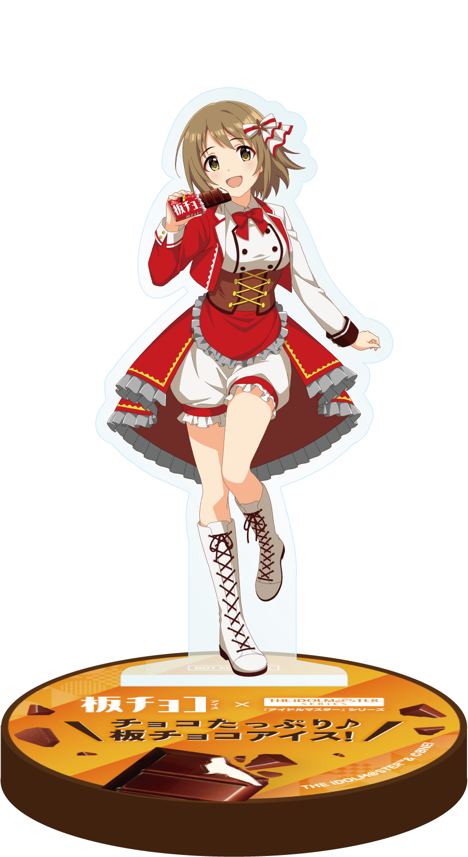 森永製菓　板チョコアイス　A賞　ボイス入アクリルスタンド　天海春香 森永製菓 板チョコアイス A賞 ボイス入アクリルスタンド 天海春香