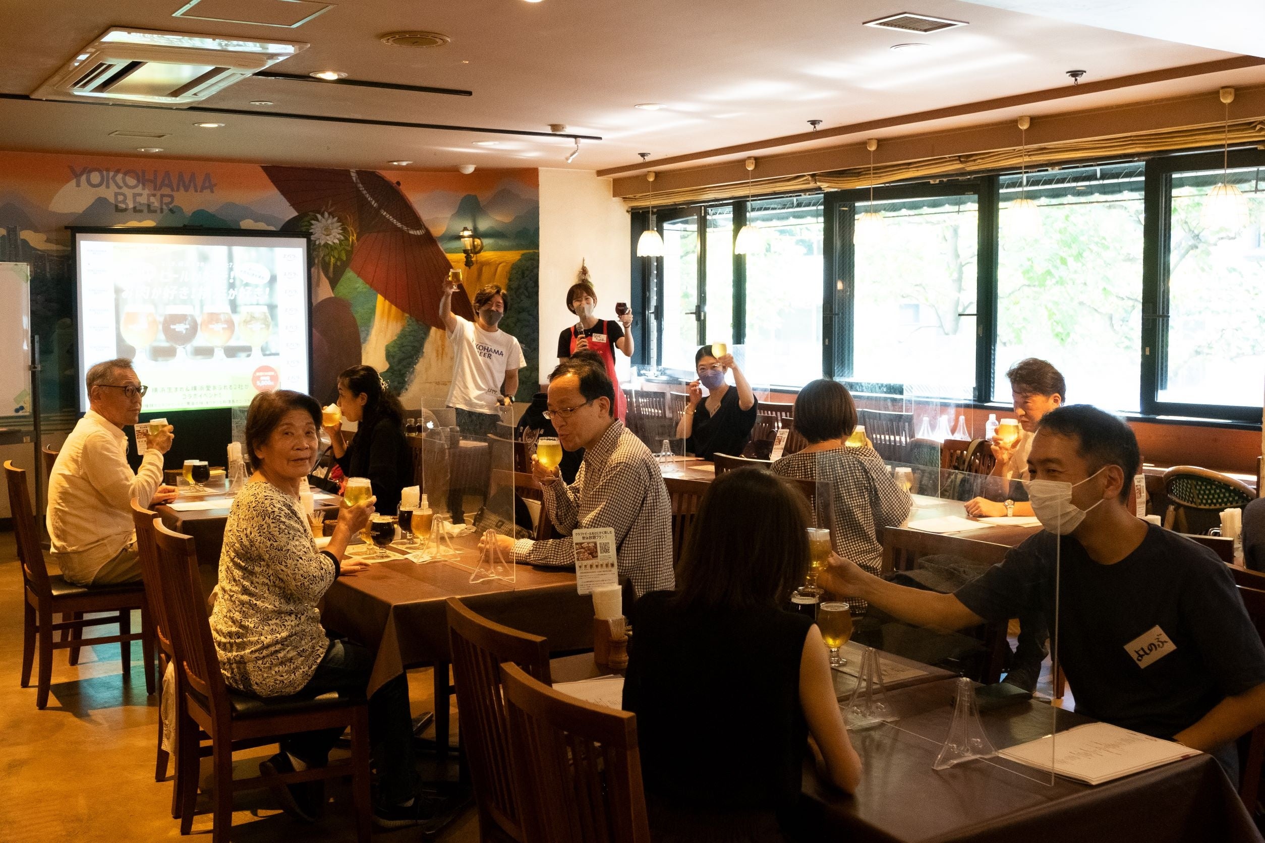 乾杯の様子