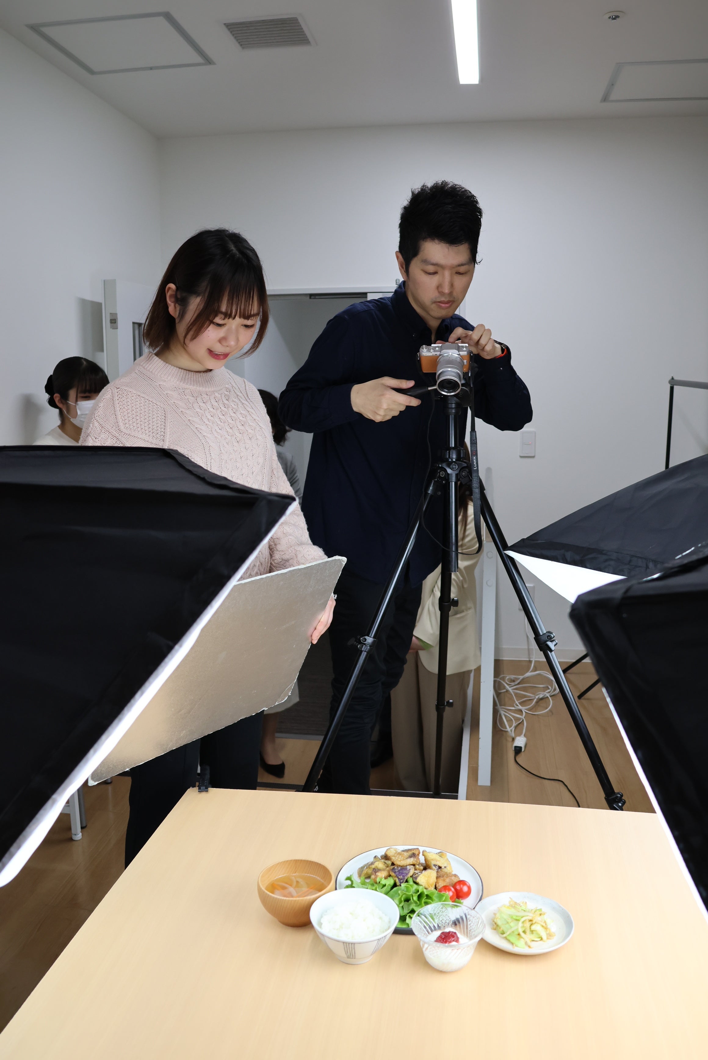 レシピ撮影の様子