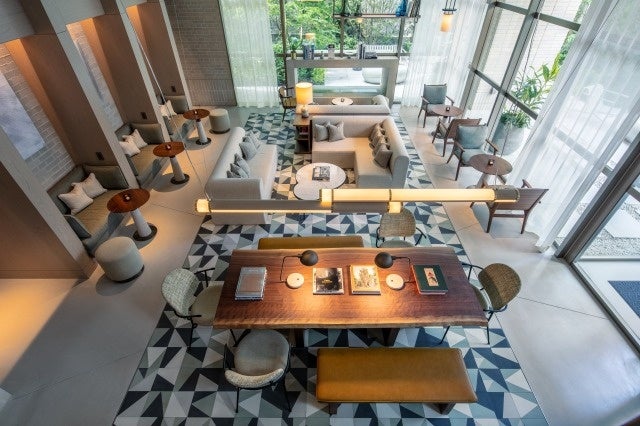 ゆったりとしたゲストラウンジ