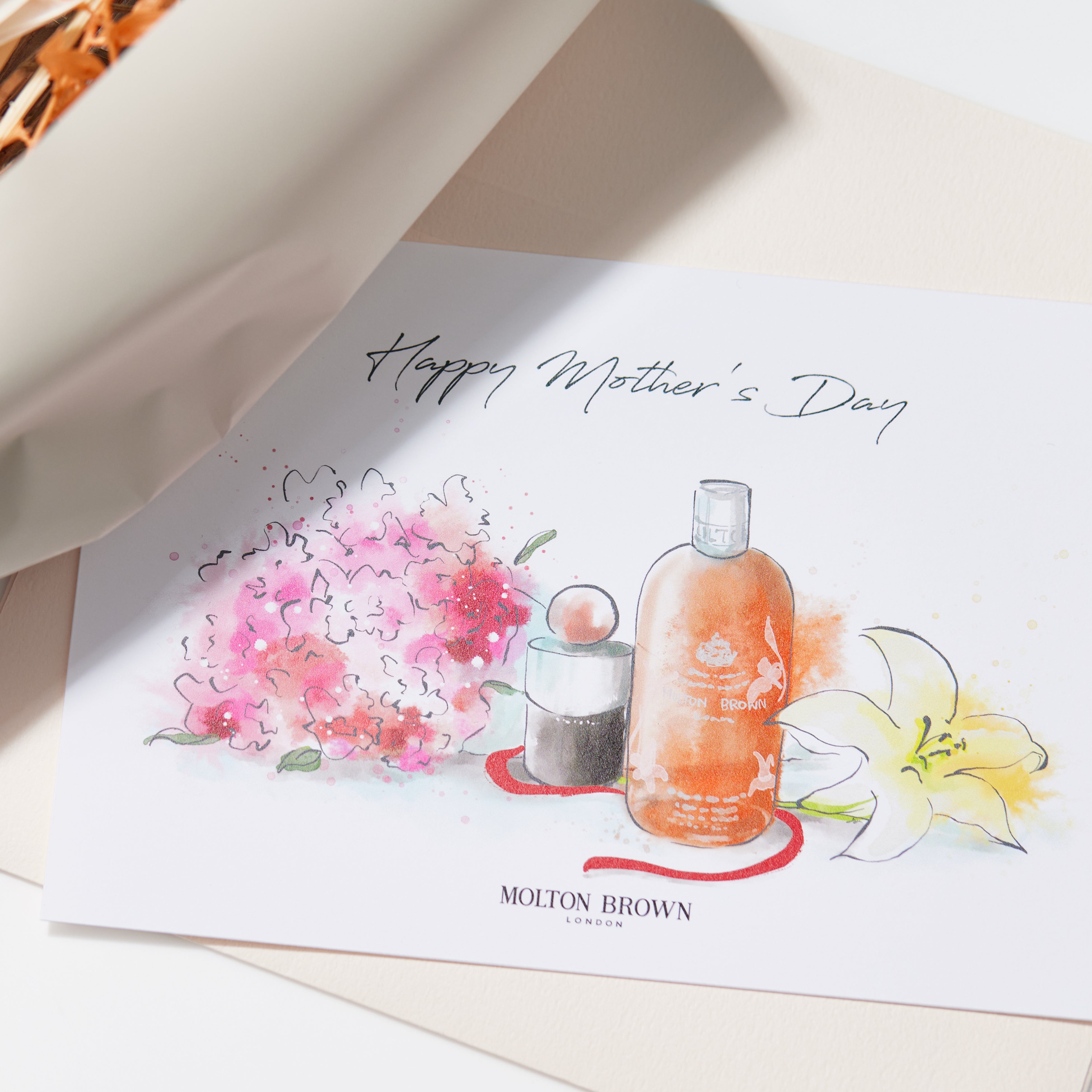 イラストメッセージカード