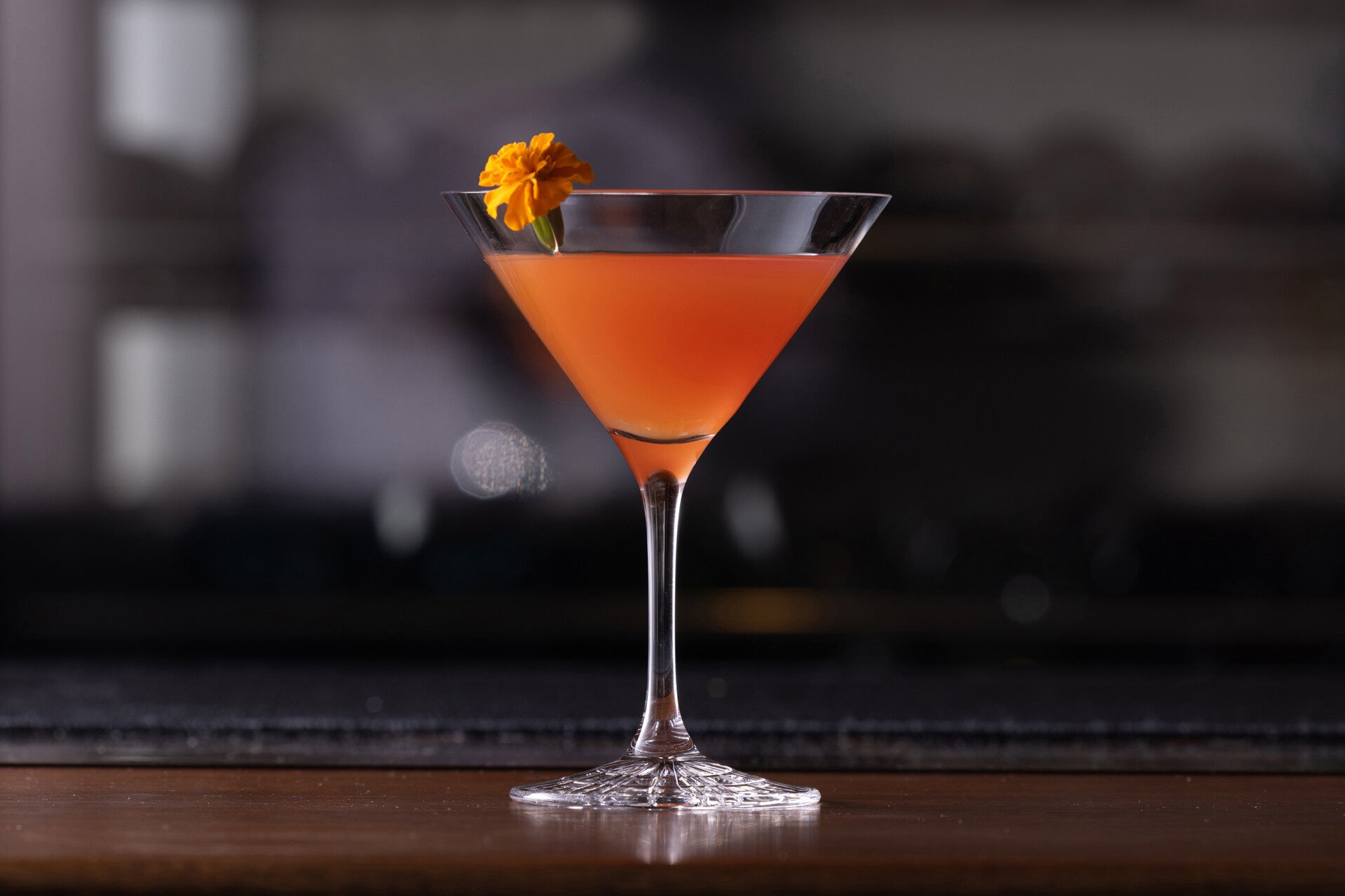 「ジンジャーリリー」を表現したモクテル&nbsp; オレンジマティーニ