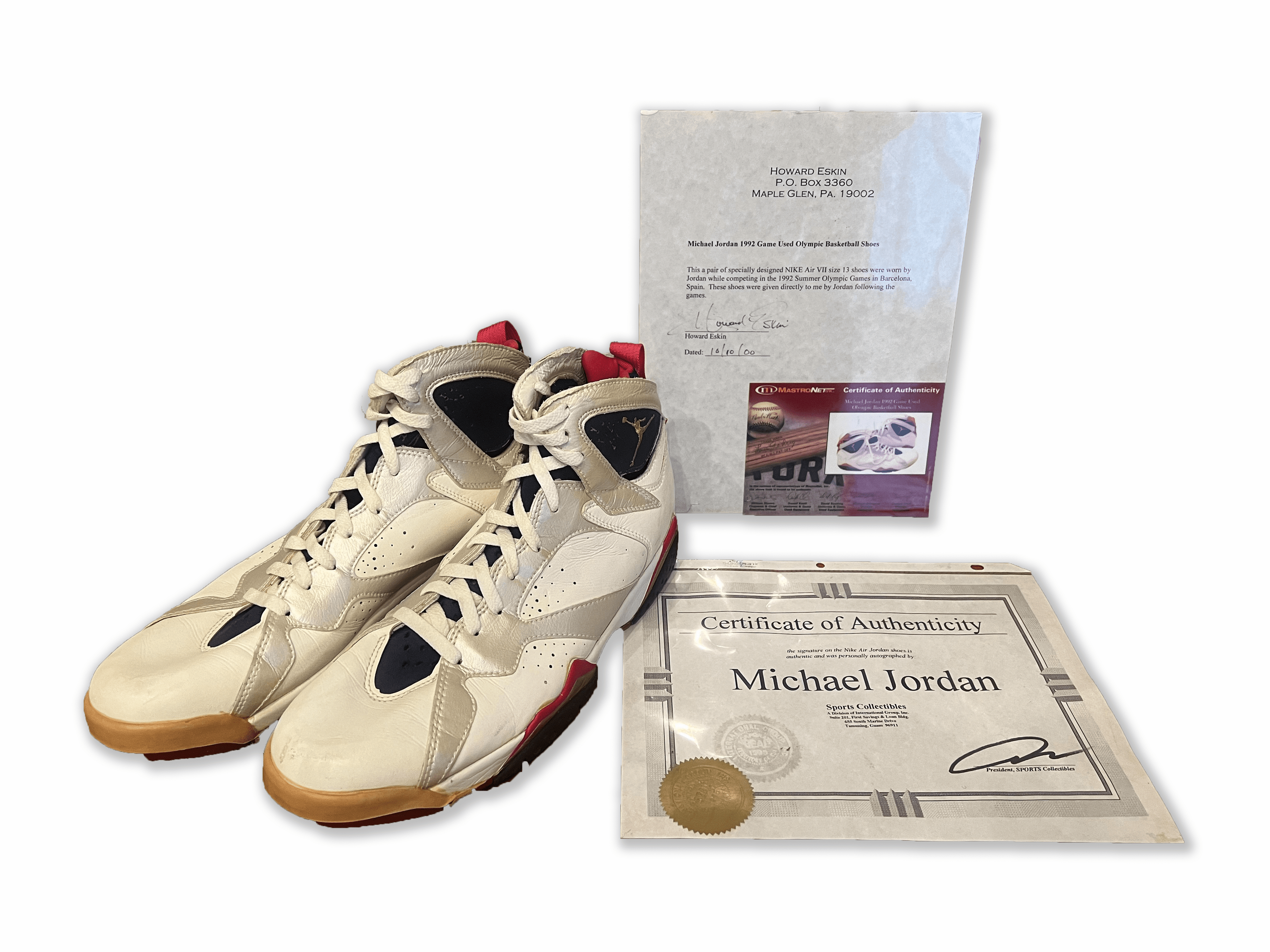 Air Jordan 7 Barcelona Olympics Actual use