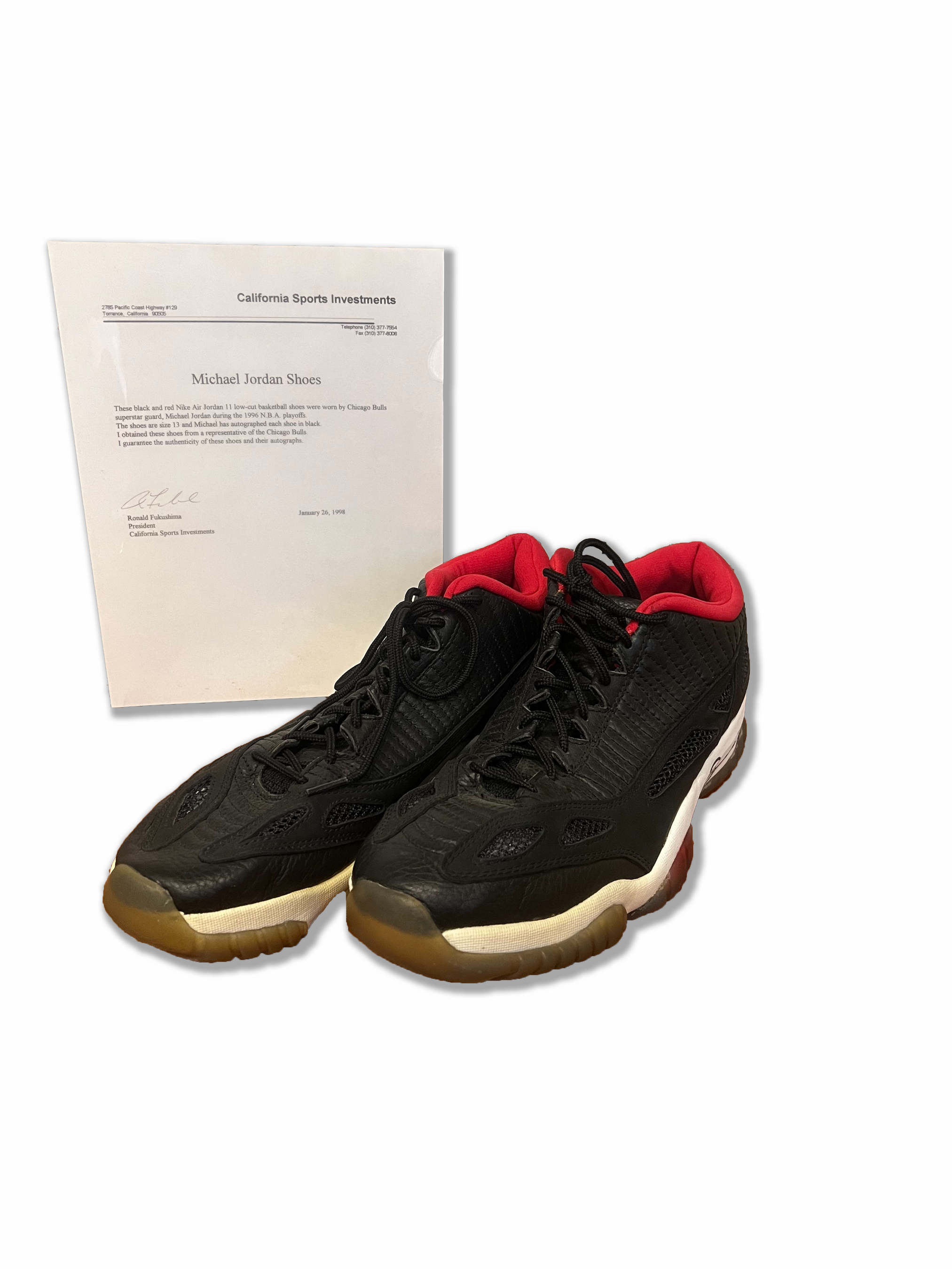 Air Jordan 11 NBA Play-Off Actual use