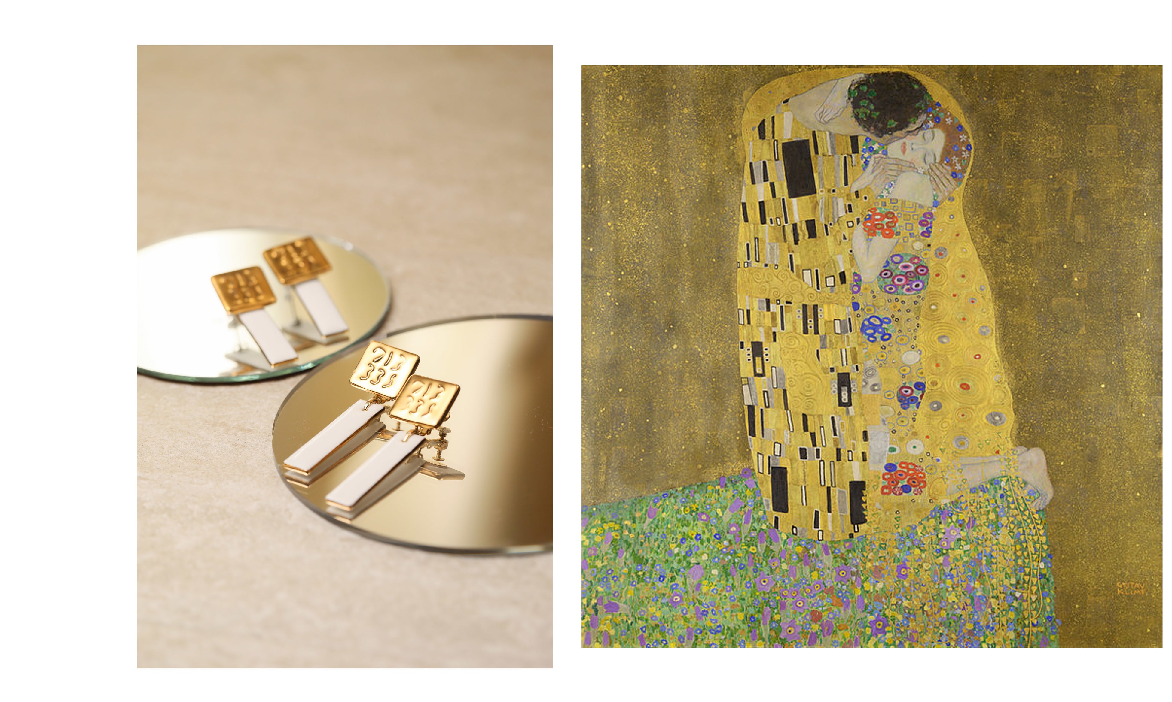 グスタフ・クリムト「接吻」