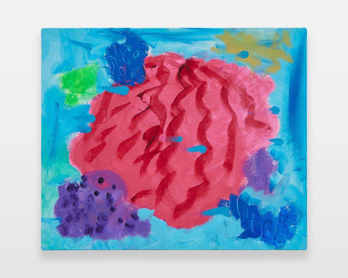 大宮エリー《珊瑚礁と青い魚たち VI》（2023）Courtesy of Tomio Koyama Gallery