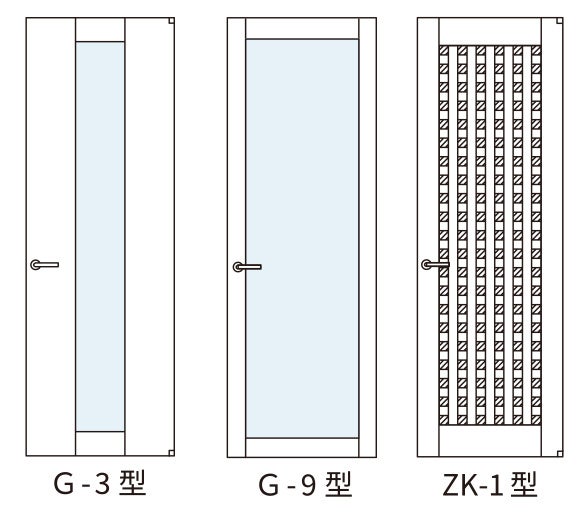 追加で対象となるドアデザイン3種