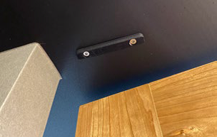 マグネットでピッタリ止まる