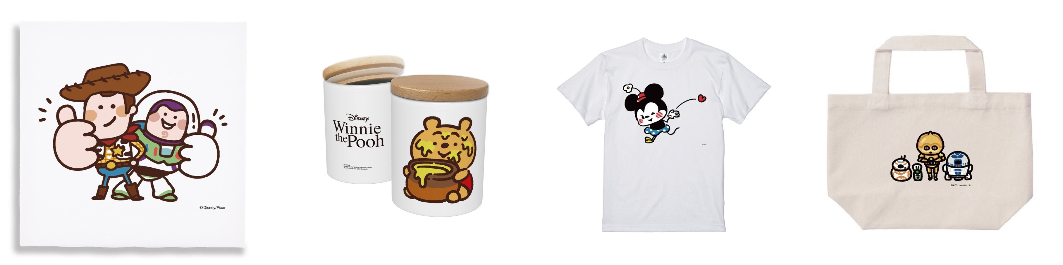 © Disney © Disney／Pixar © Disney. Based on the “Winnie the Pooh” works by A.A. Milne and E.H. Shepard.  © & ™ Lucasfilm Ltd.