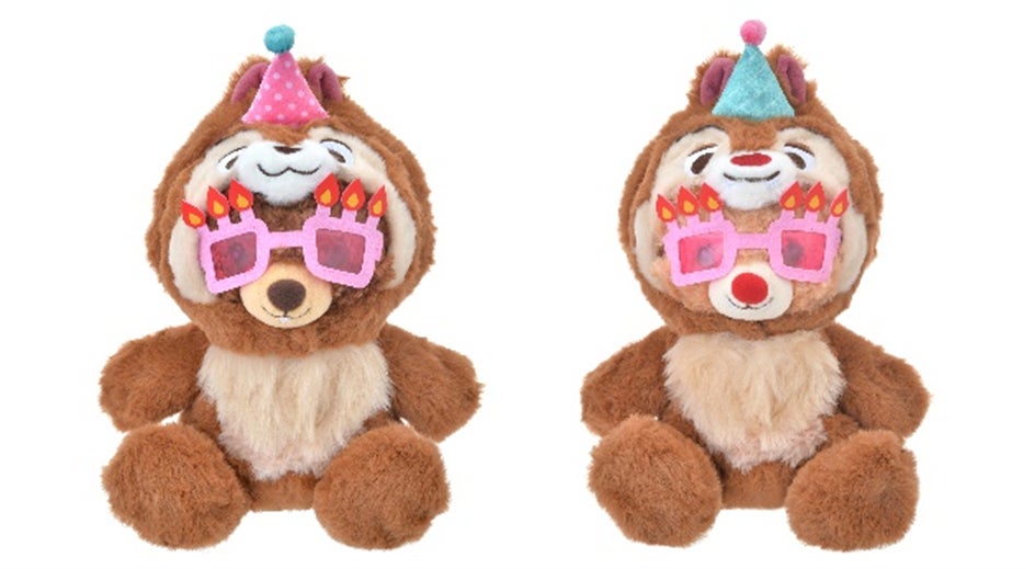 2498.日本ディズニーストアウォルト100周年ピンキスSEチップとデール限定 チップ&デールがスクリーンデビュー80周年!お誕生日をお祝い