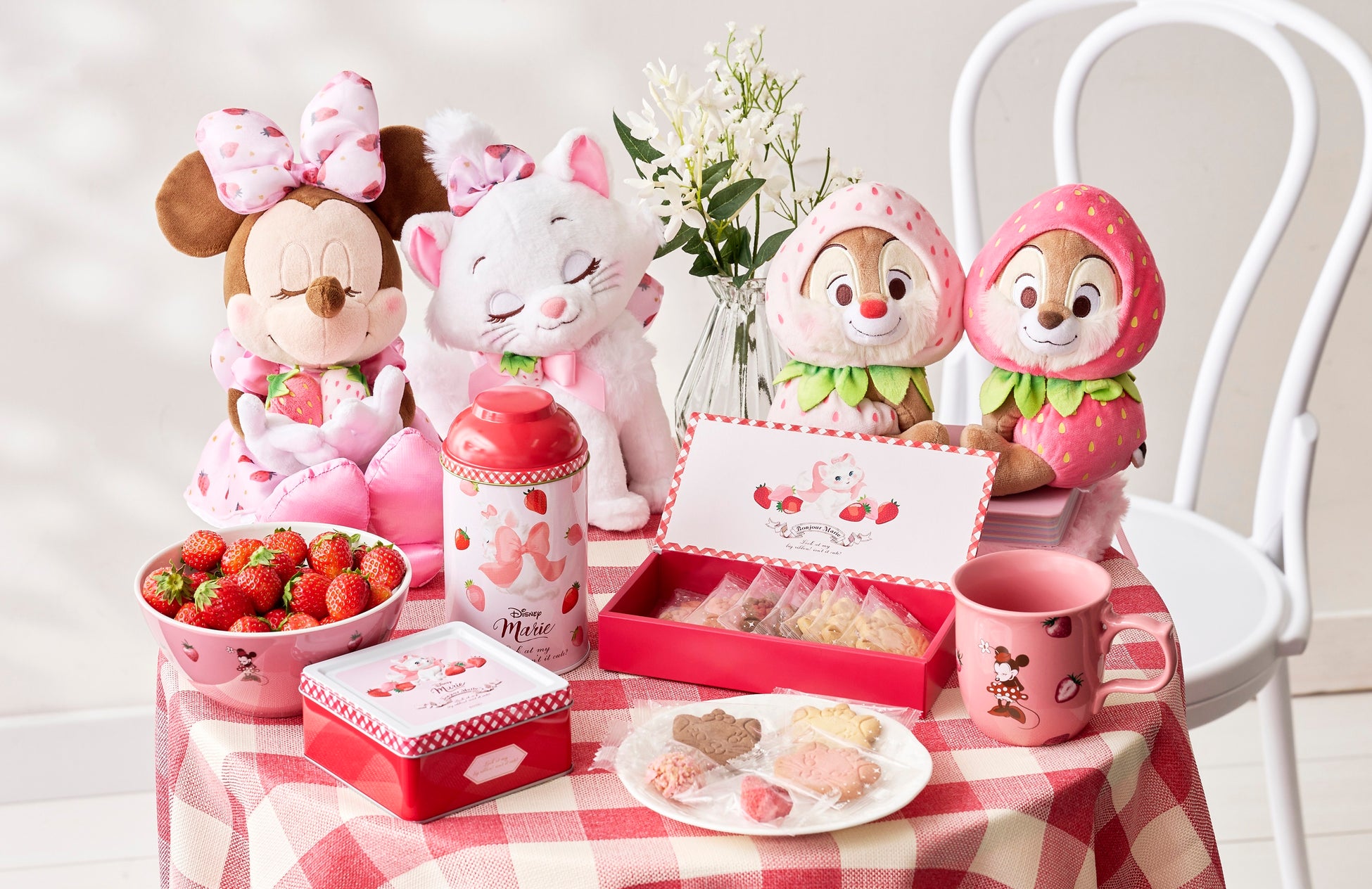 ディズニーストアの春のいちごコレクション!ミニーやディズニー マリーが登場 ディズニーストアの春のいちごコレクション!ミニーやディズニー マリーが登場