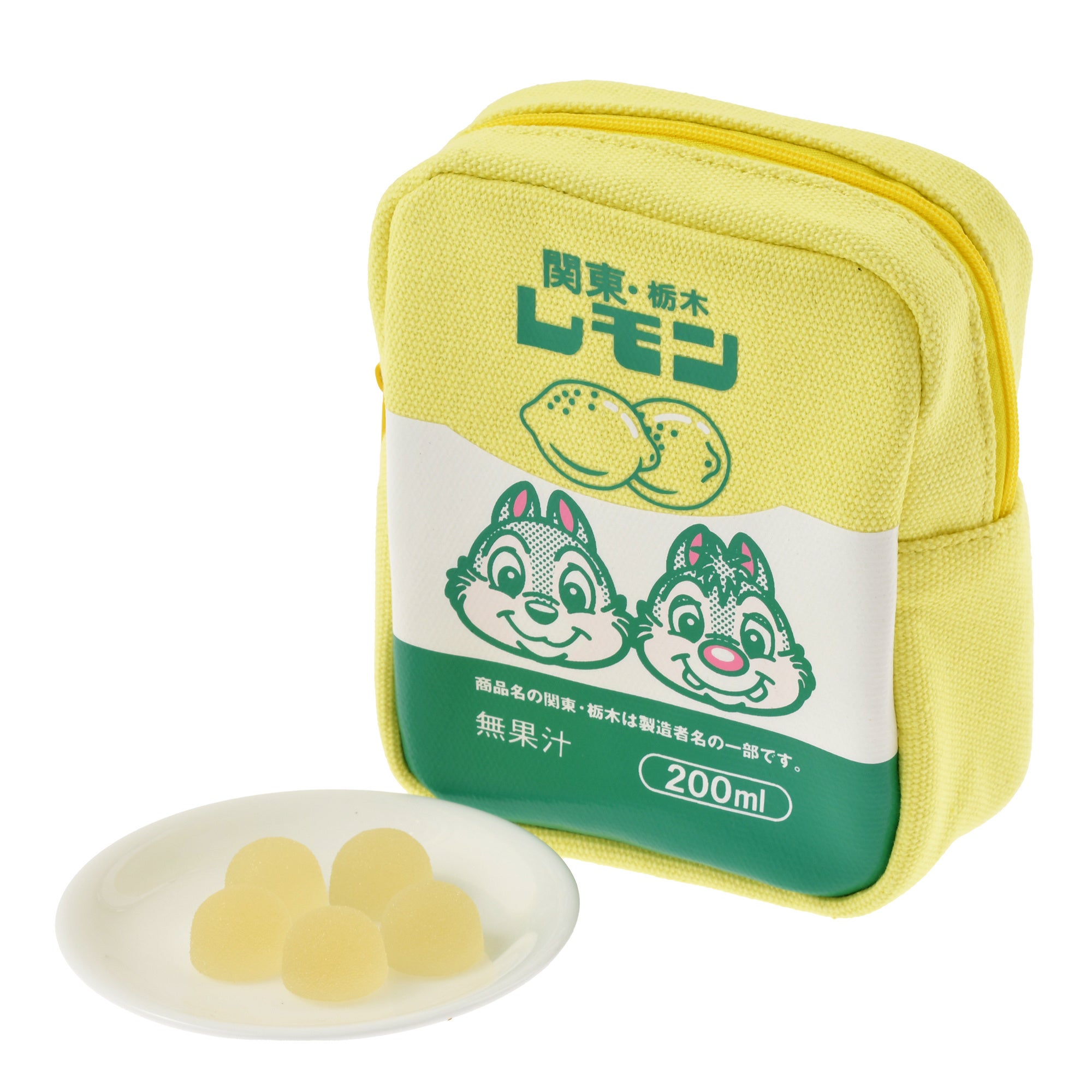 ドナルド・チップ＆デール 関東・栃木レモン牛乳 まとめ売り ご当地ドリンク「レモン牛乳」共同企画の爽やか風味菓子