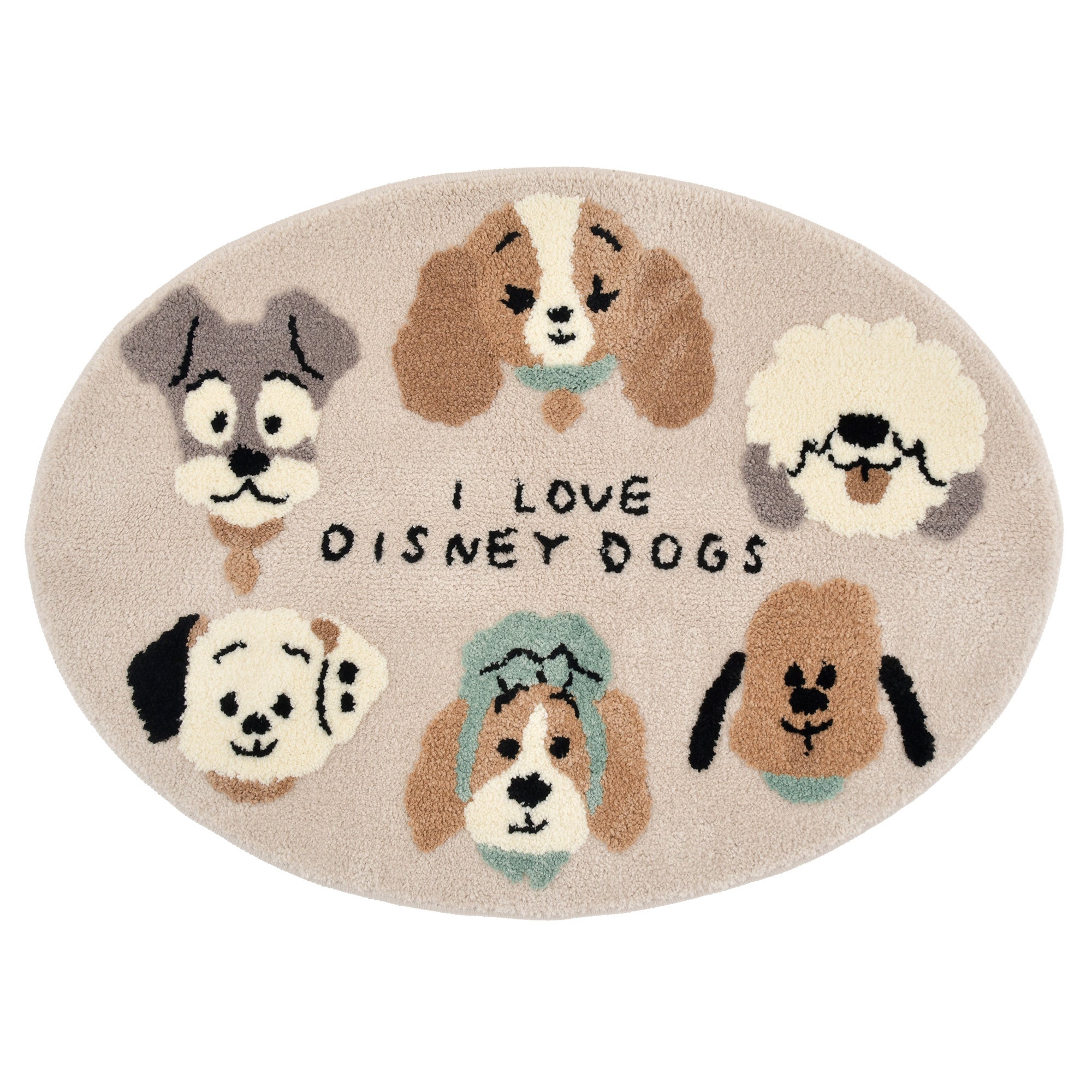 ゆるくてかわいいテイストで描き起こしたディズニーの犬