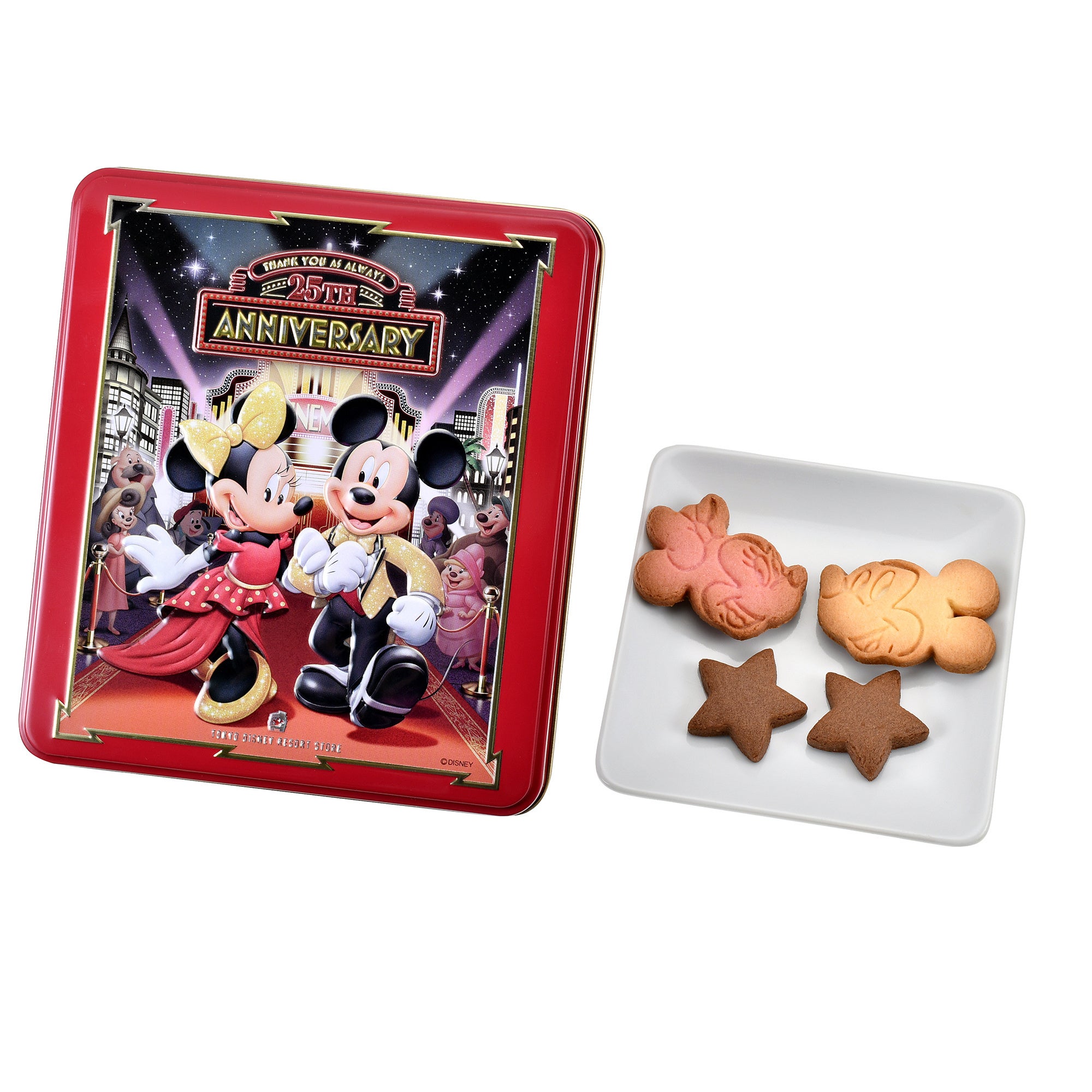ディズニーストア　東京ディズニーリゾート店限定　25周年　デイジーセット　4種類 ハリウッドをモチーフにした店舗ならではのデザイン