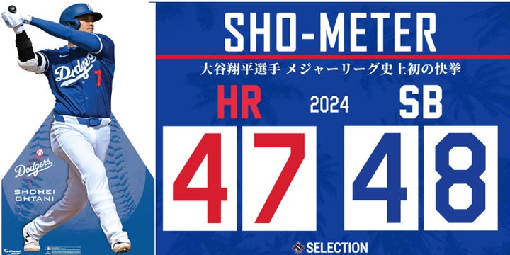大谷翔平選手 史上初の大記録へ応援企画 50-50へのSHO-METERを作成 大谷翔平選手 史上初の大記録へ応援企画 50-50へのSHO-METERを作成