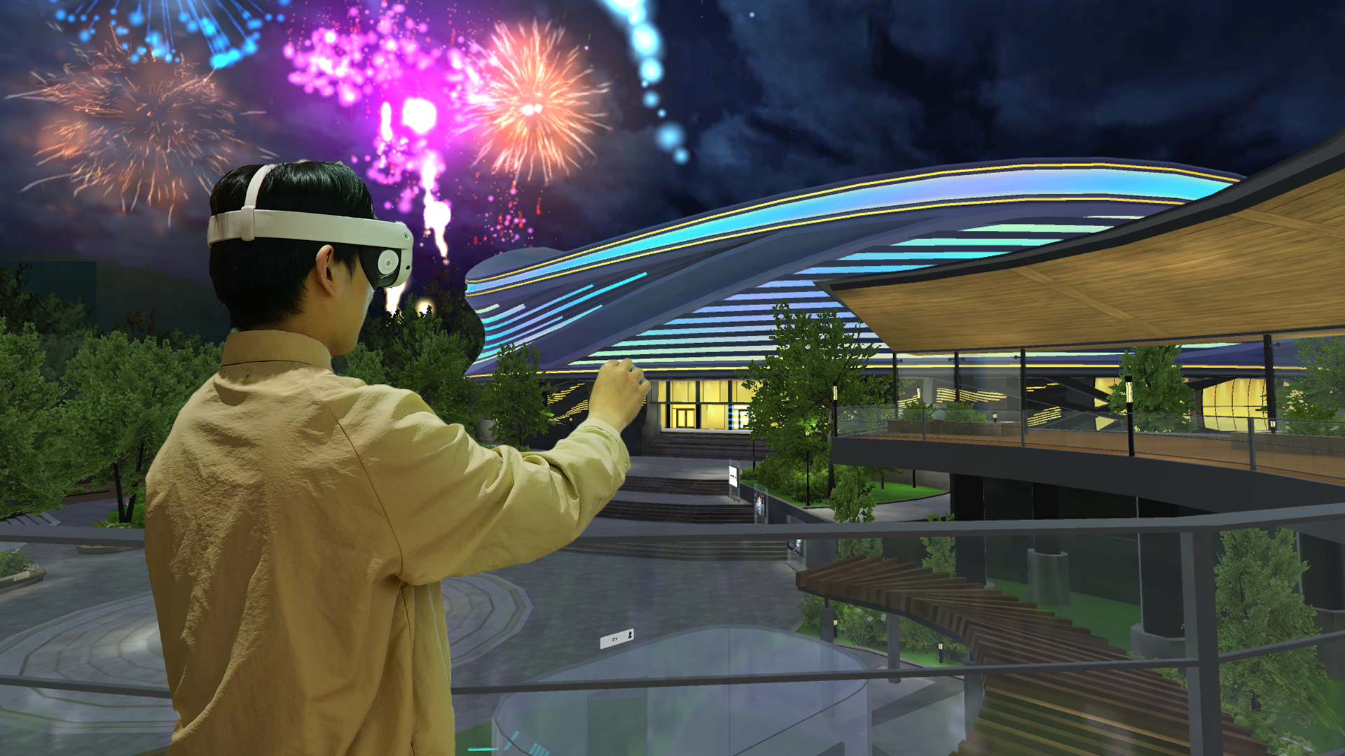 ブラウザでのVRモード（没入体験）