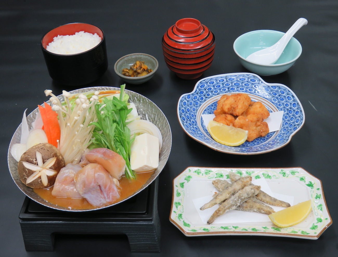 つきじ植むらイベントコラボメニュー 「あんこう鍋ご膳」