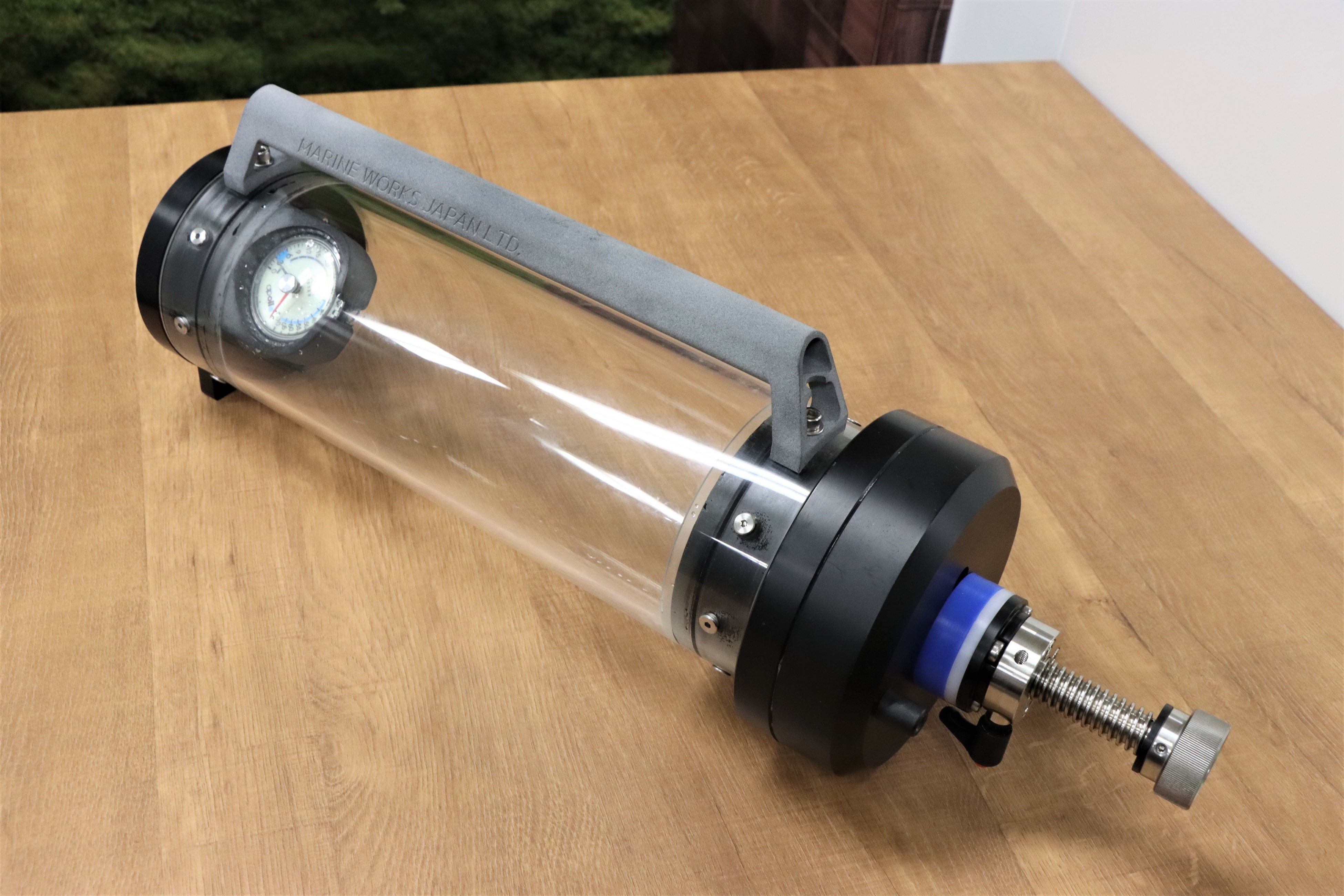 運搬時に使用した加圧水槽