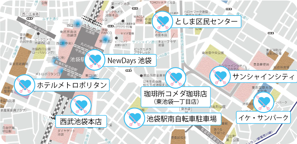 貸出場所マップ