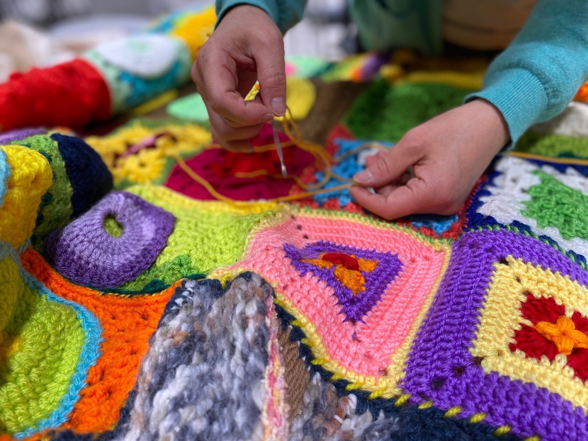 ラグにリメイク