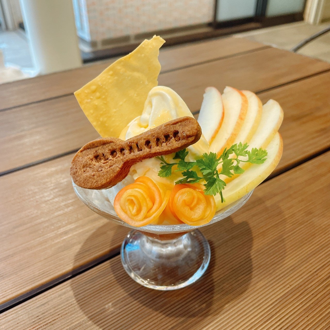 グローカルカフェ 「夏あかりのサンデー」 800円
