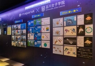 学生が制作した展示物