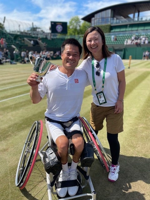 金メダリスト国枝慎吾さんを 支える夫人国枝愛さん トークショー