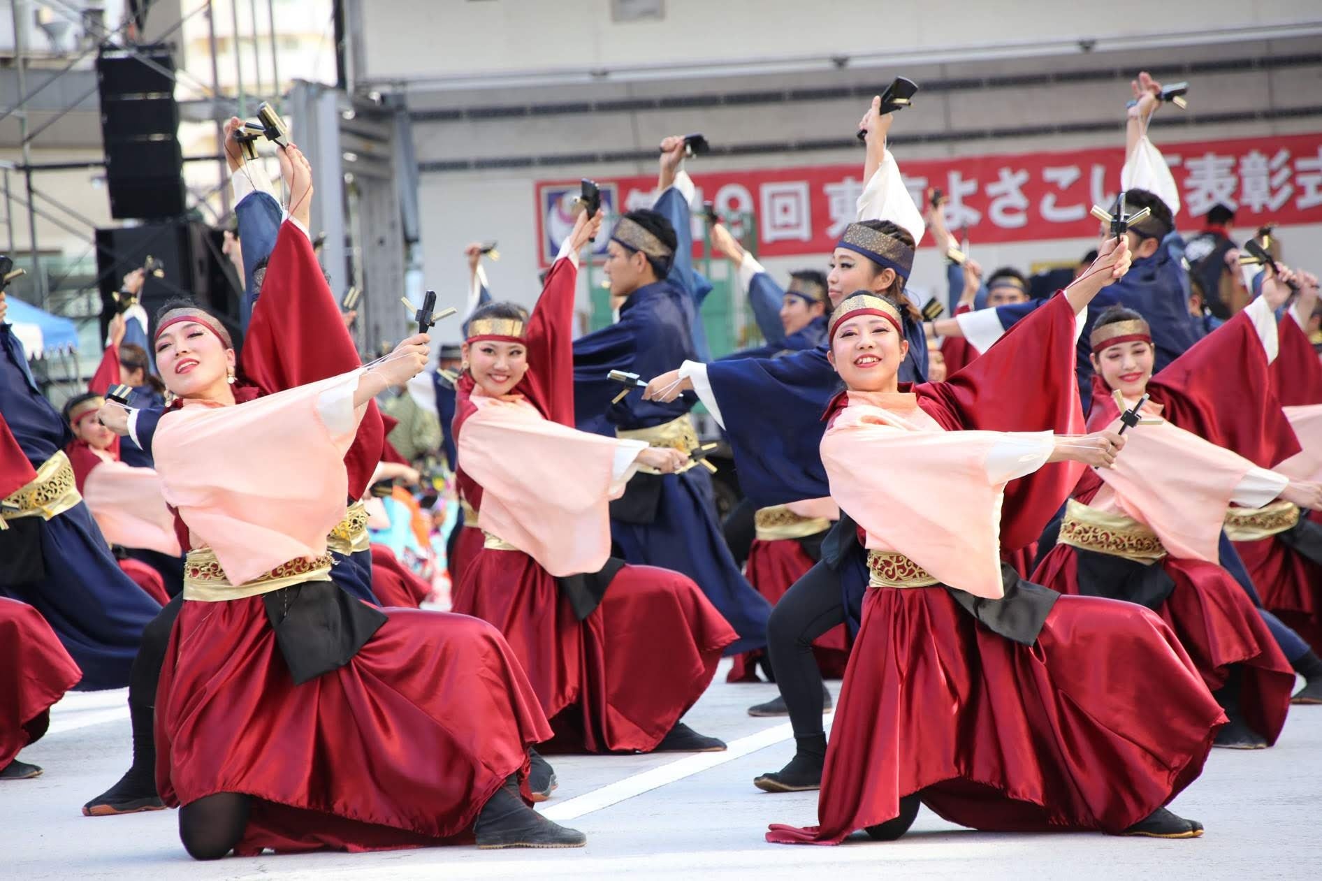 第54回東京よさこいコンテスト上位入賞チームによるよさこい演舞