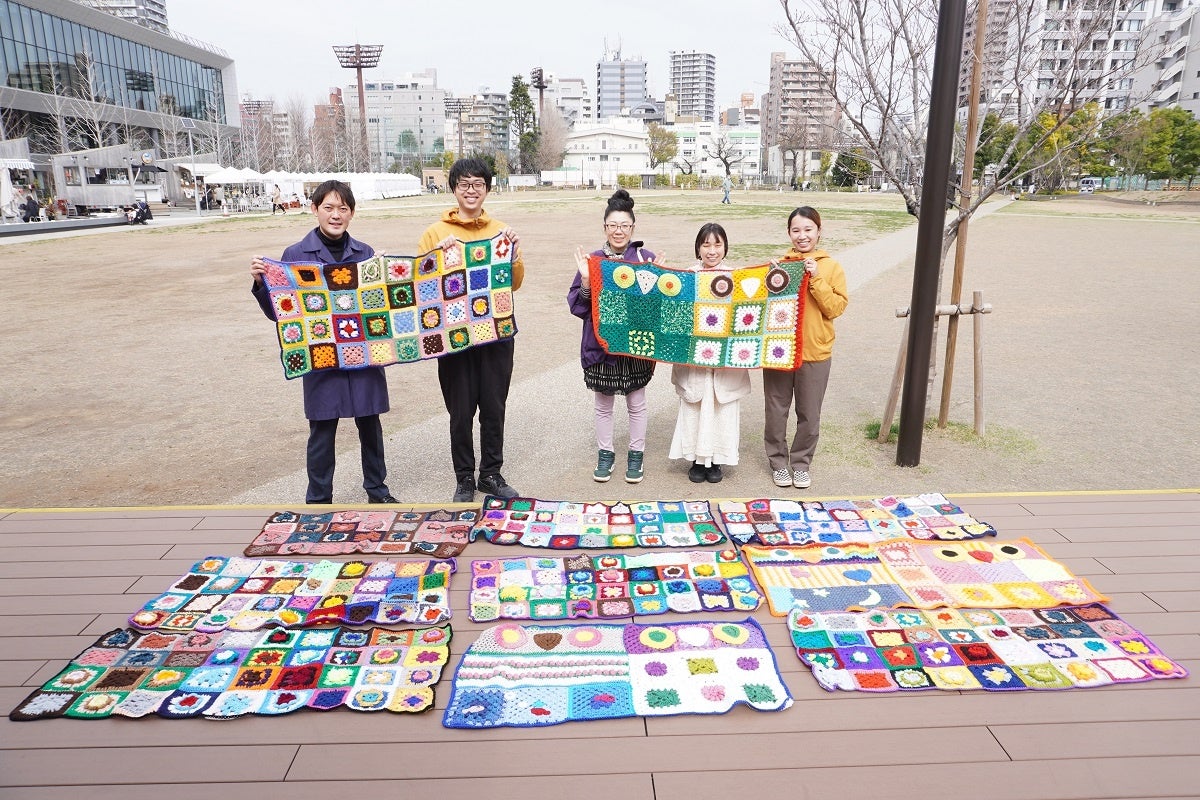 IKE・SUNPARKに寄贈したラグ