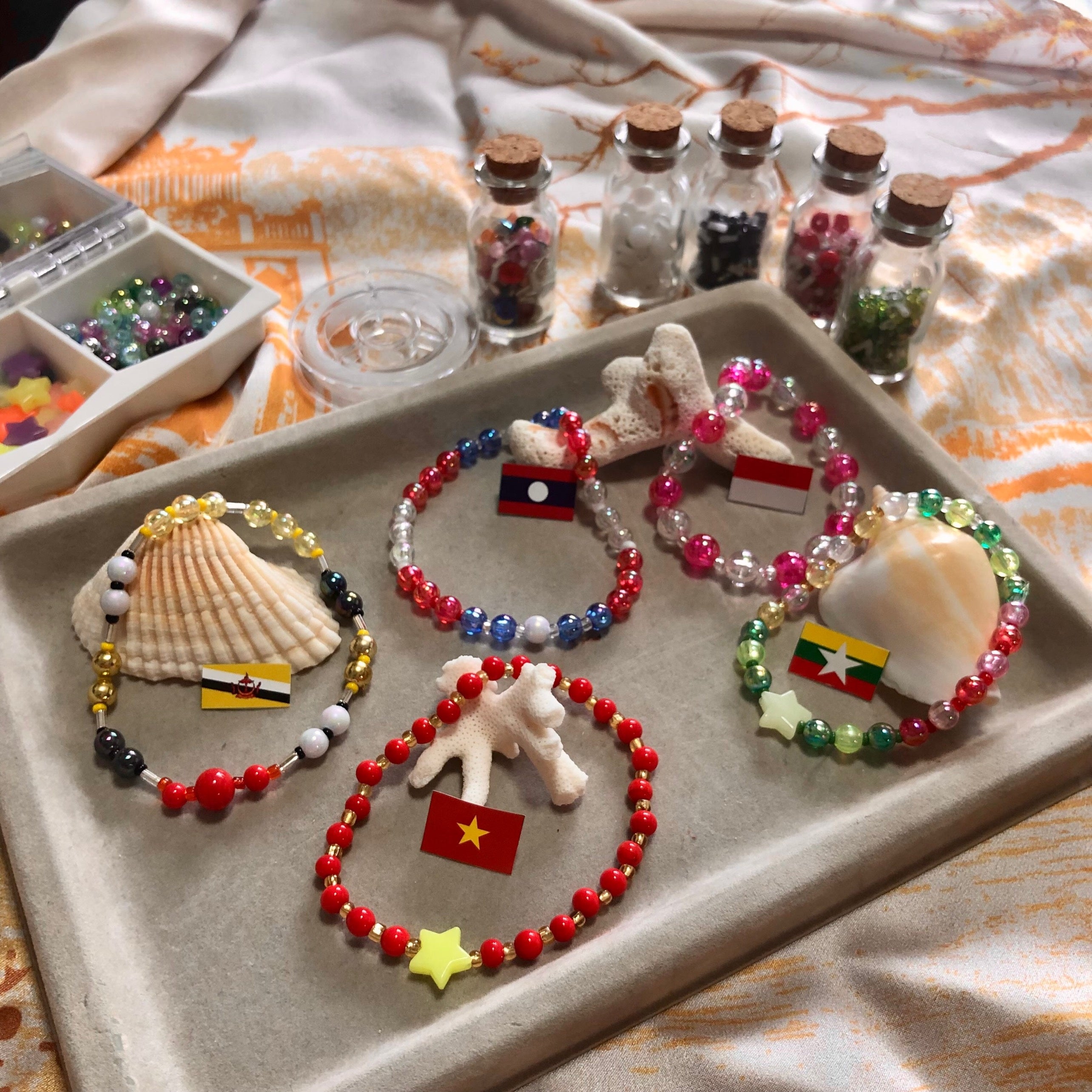 オリジナルブレスレット作り