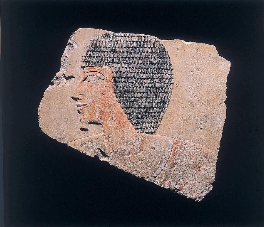 古代エジプトの彩色人物浮彫