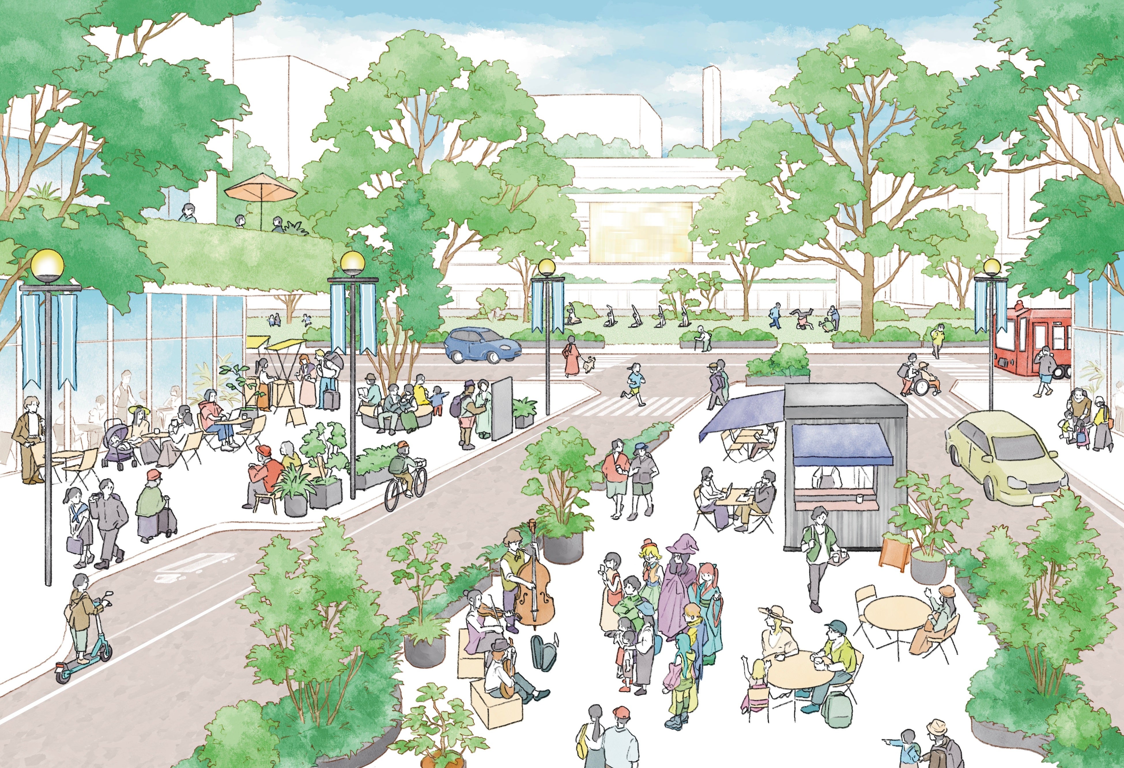 将来の池袋のまちで描きたいシーン