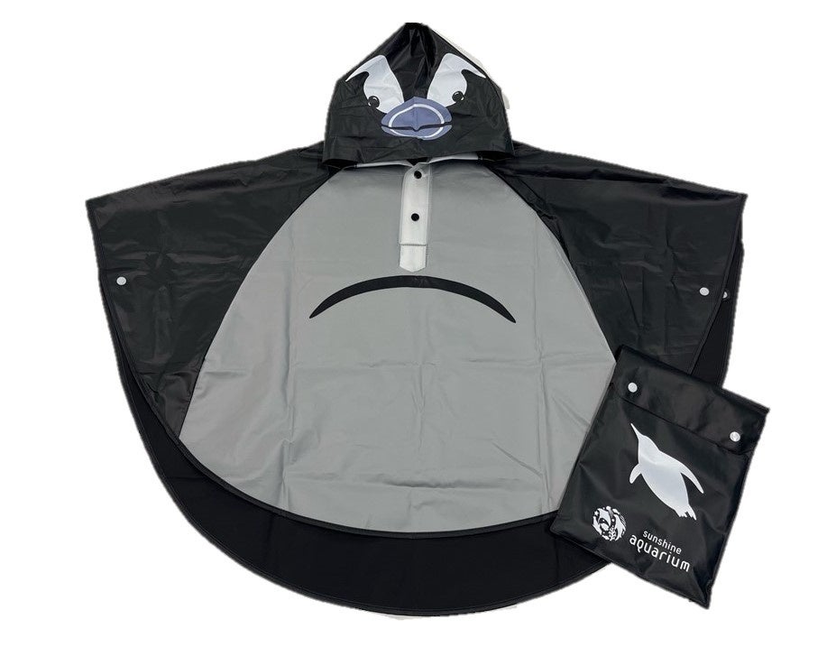 サンシャイン水族館オリジナル レインポンチョ ペンギン