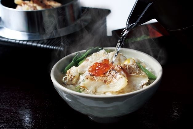 おだしをかけて味変できます