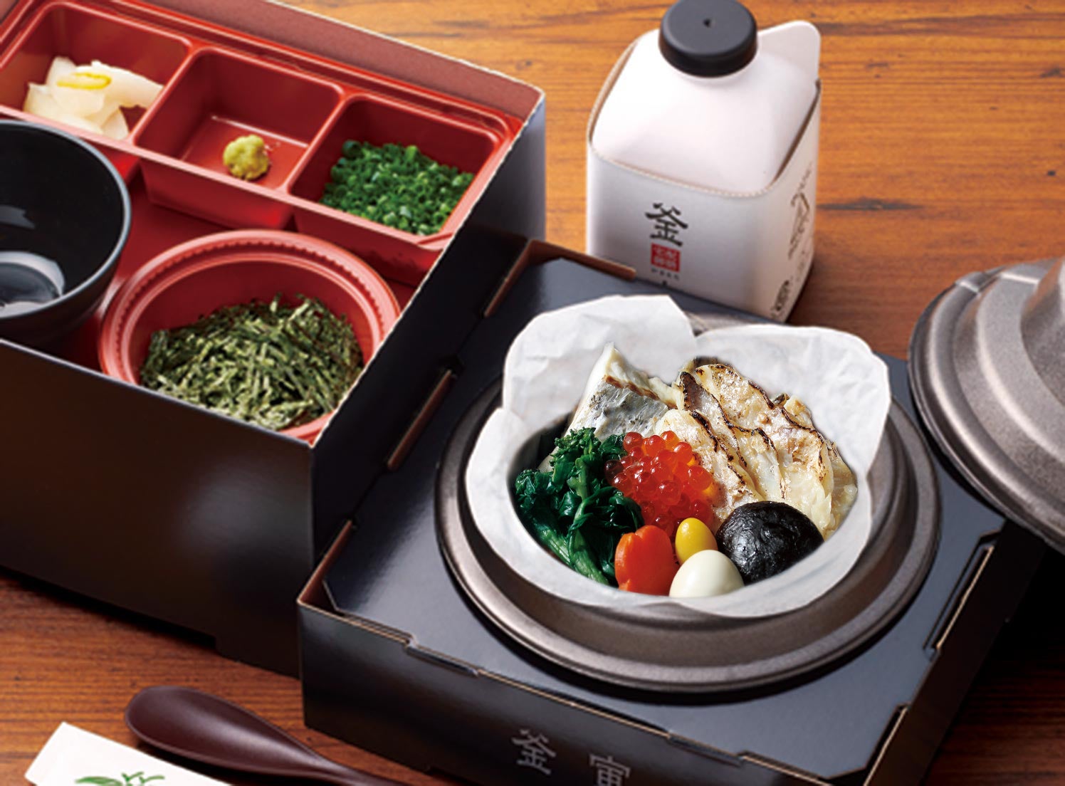 『炙り甘鯛と真鯛釜飯』 1Way（使捨）容器