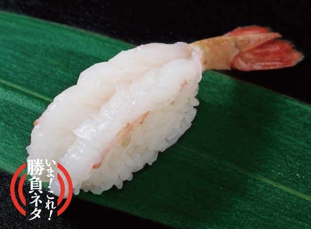 塩〆ボタンエビ（1貫）518円（税込）