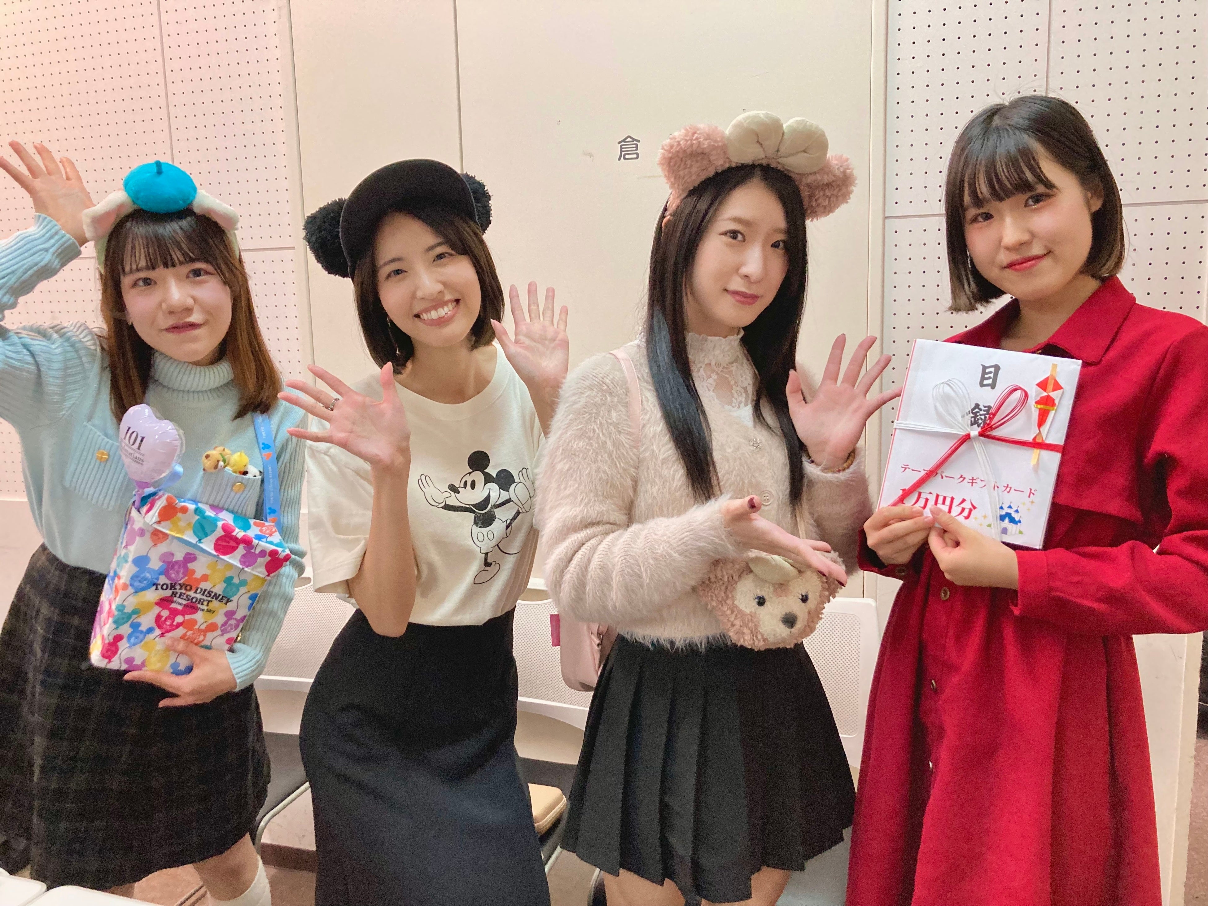 左から夢乃・水谷・上原・春沢