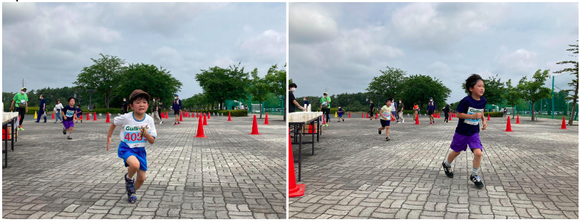 東北希望の襷マラソン、第2回「山形天童大会」ランナーの様子