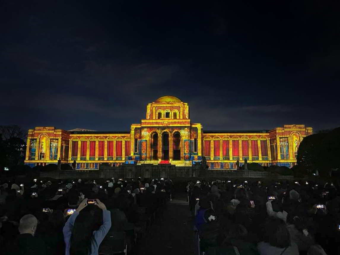 去年の1minute Projection Mapping Competition／TOKYO LIGHTSの様子