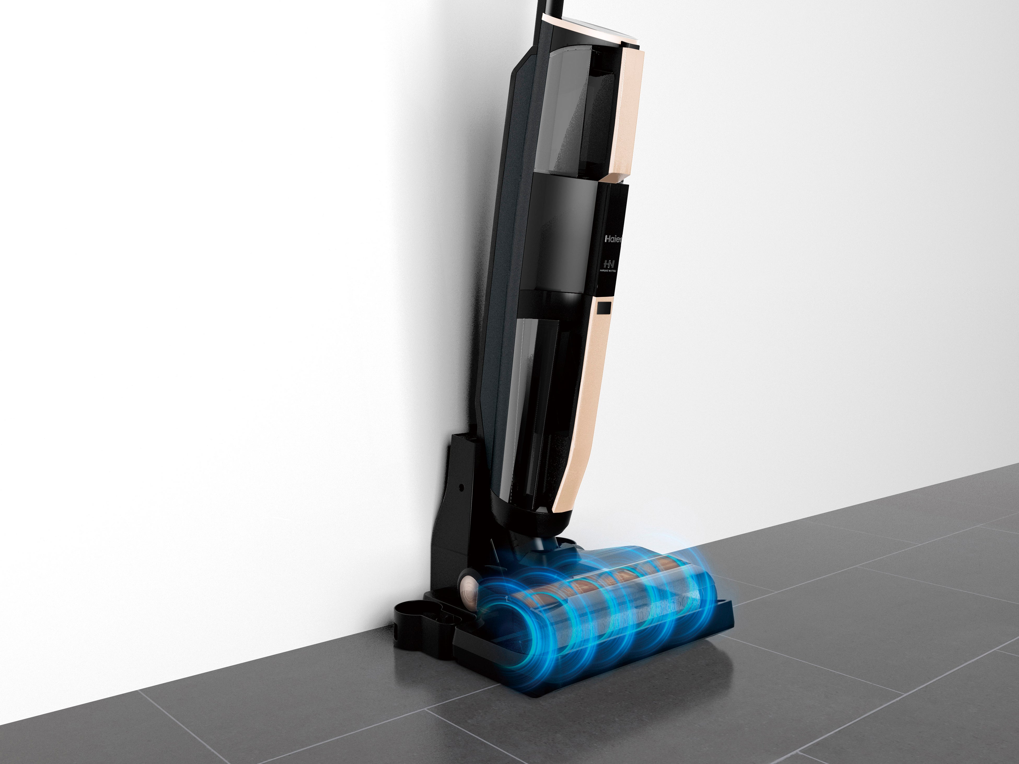 ハイアール、べたつき・ざらつき汚れを一掃する「水拭き・乾拭き・吸引