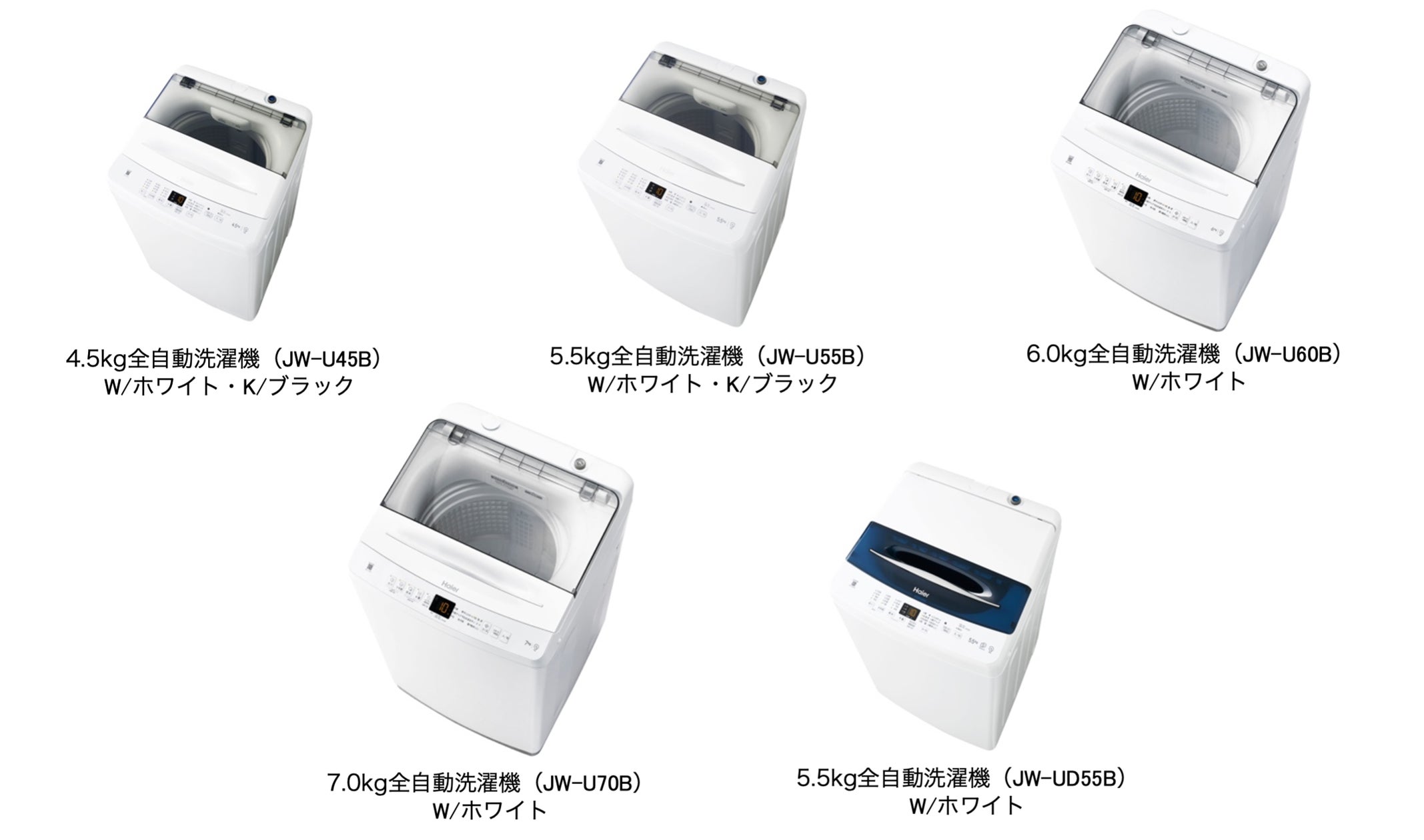 ハイアール、好評の「除菌コース」※1を全サイズに搭載、洗濯物や用途に ハイアール、好評の「除菌コース」※1を全サイズに搭載、洗濯物や用途に