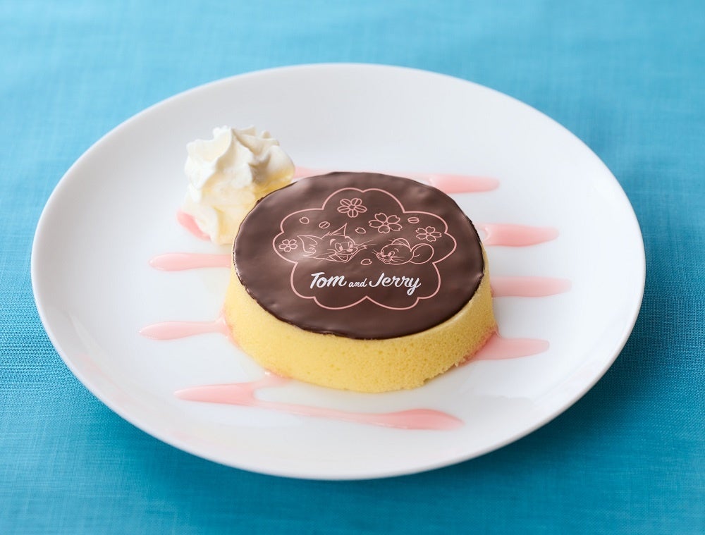 トムとジェリー ふんわり桜チョコスフレケーキ