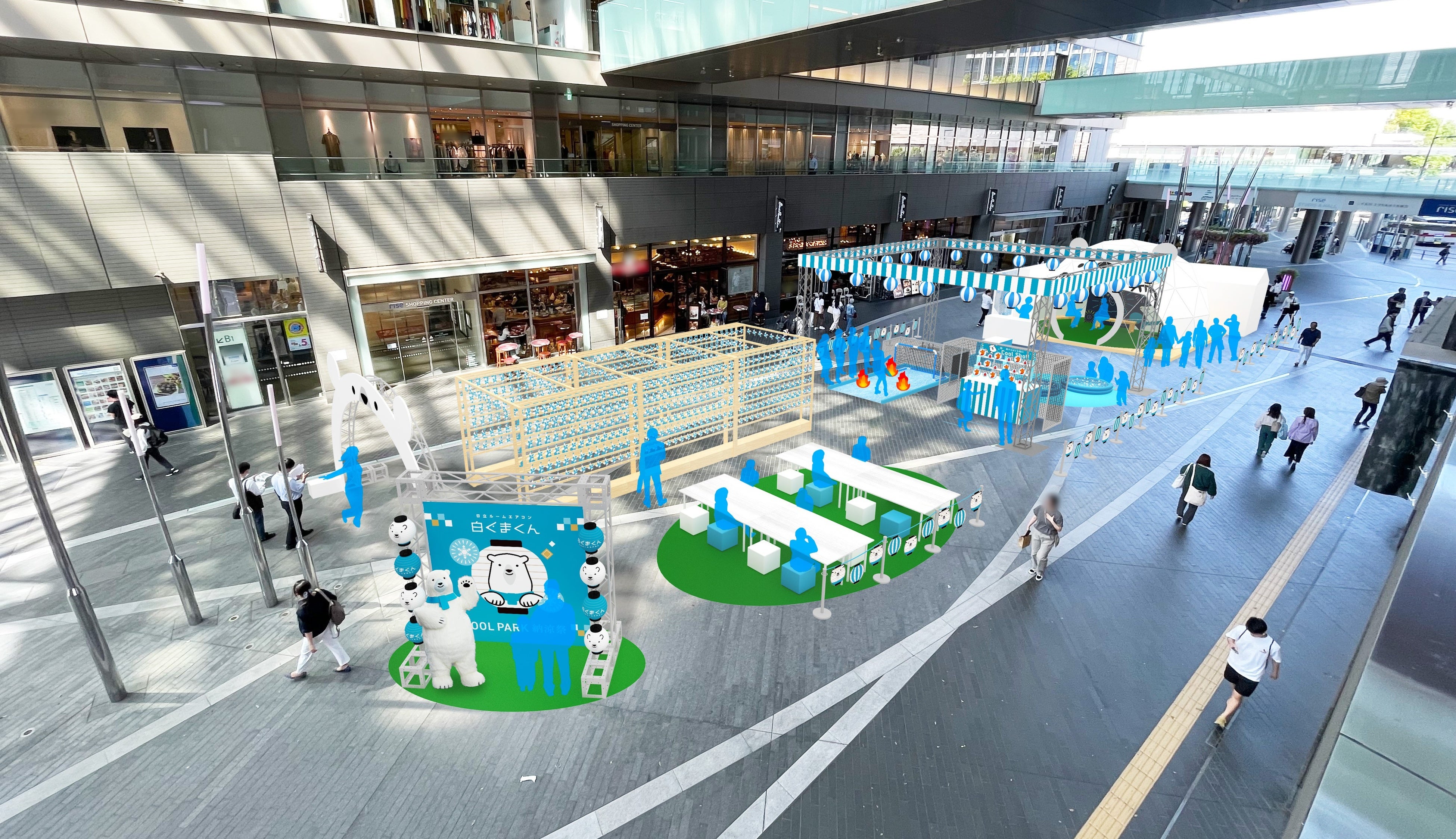 会場イメージ：実際とはデザインや配置が異なる場合があります