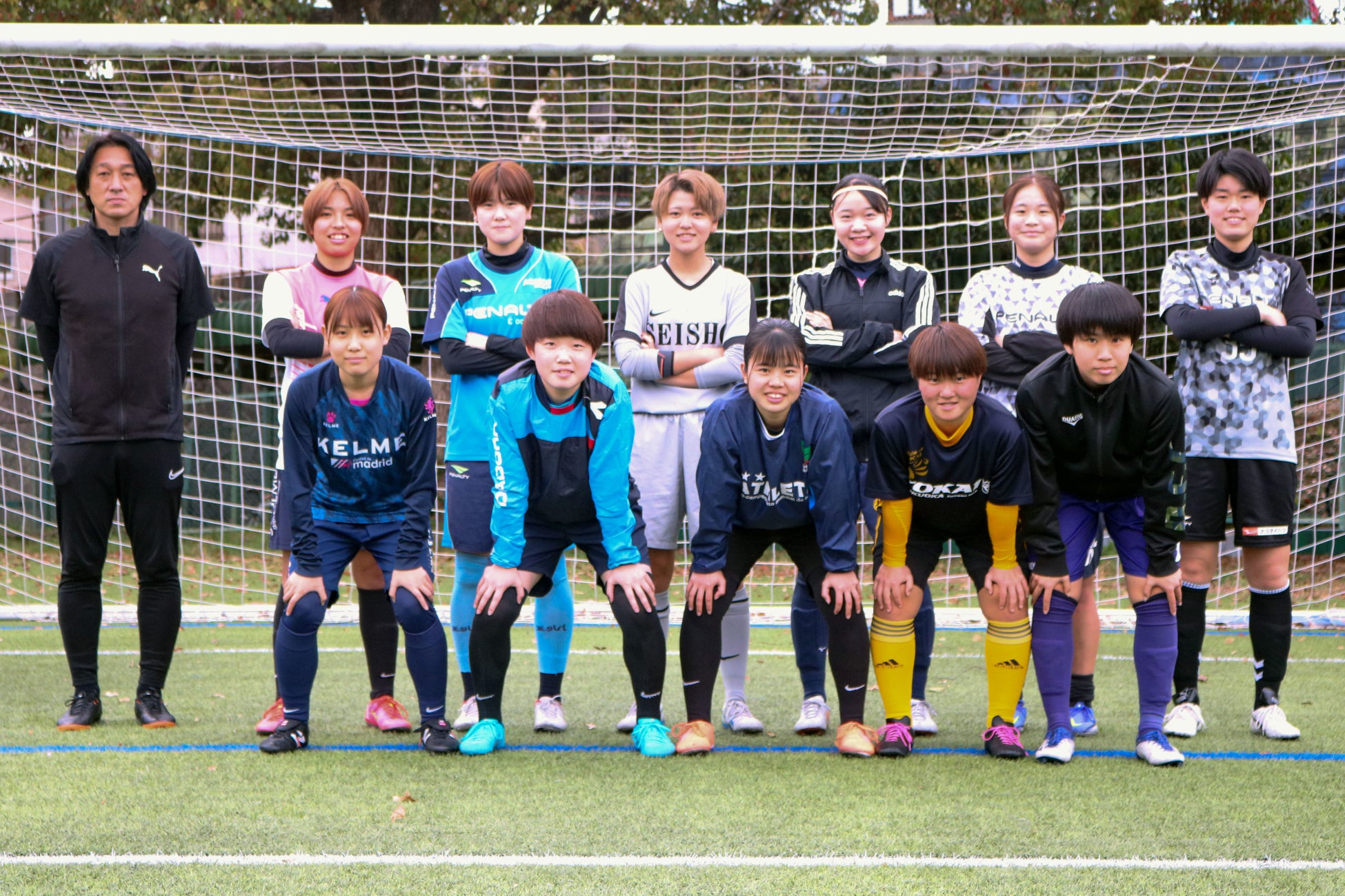 女子サッカー部メンバー