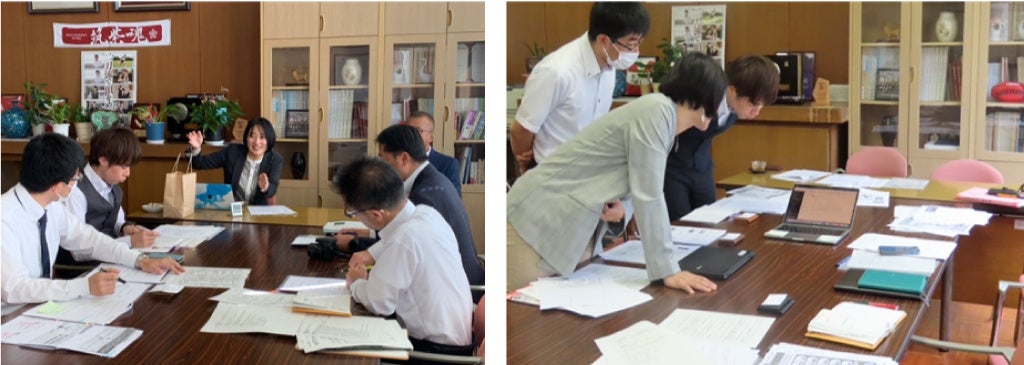 プロジェクト打ち合わせの様子