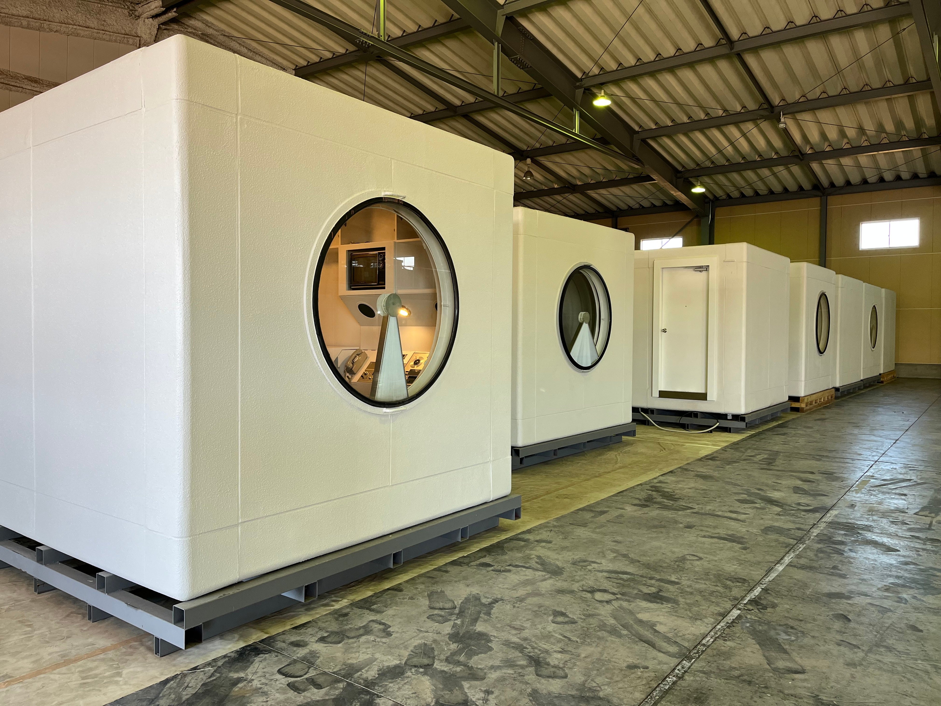 修復が完了したカプセル