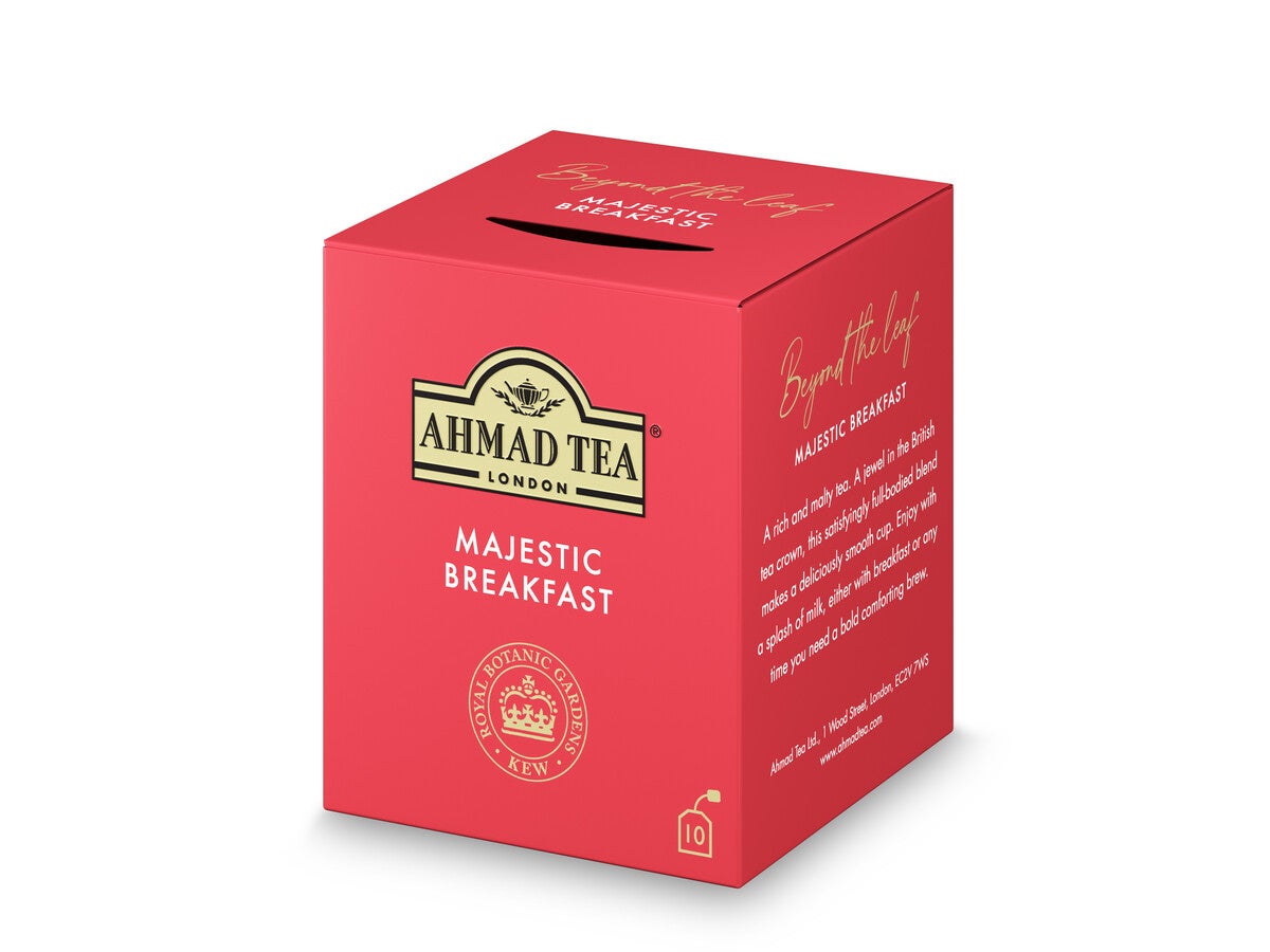 AHMAD TEA 紅茶　ロゴ入り木箱　アーマッドティー 英国紅茶ブランド「AHMAD TEA（アーマッドティー）」のブランド