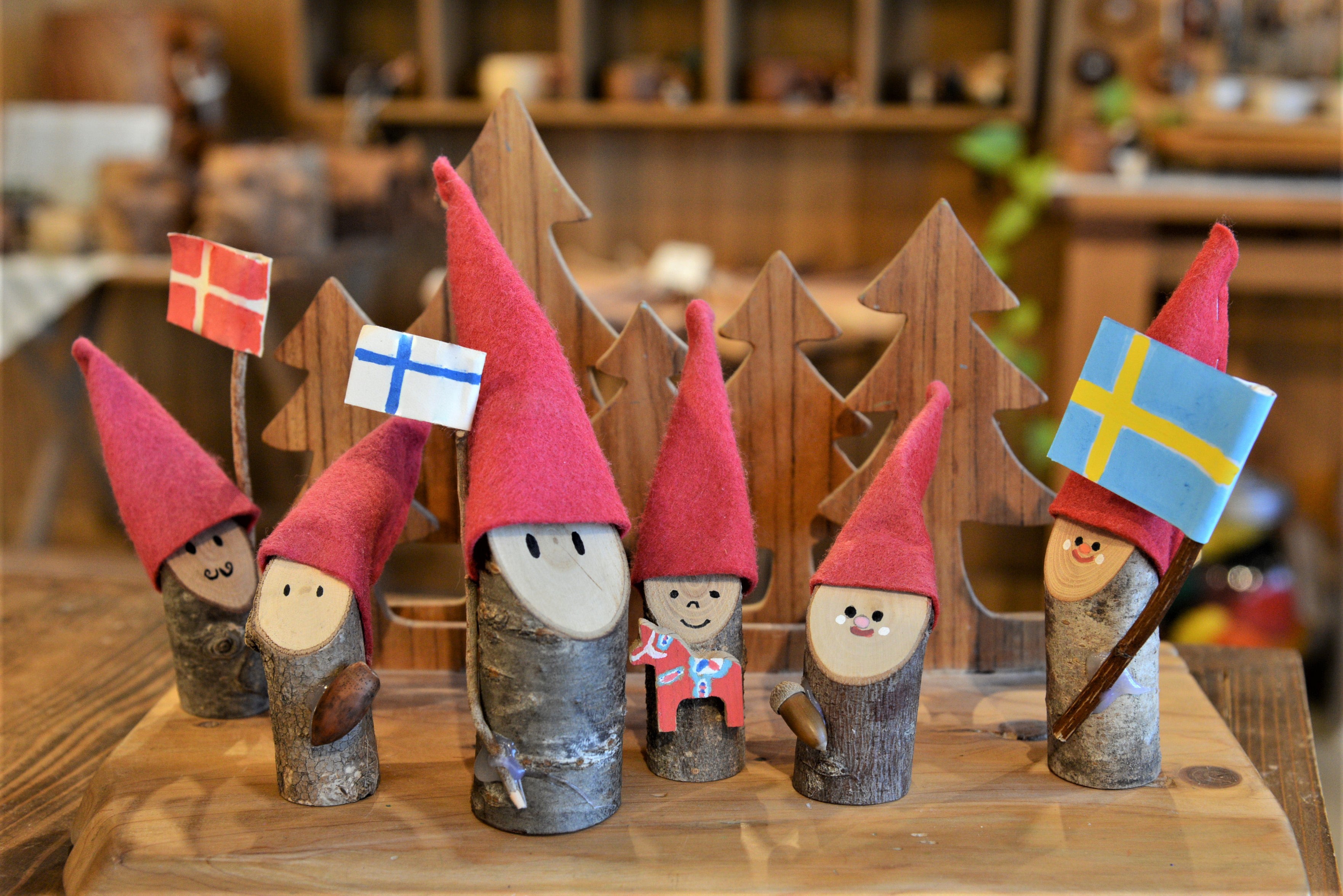 ノルディカニッセ　店舗限定　ツリーハットサンタ&男の子　メッツァ ノルディカニッセ 店舗限定 ツリーハットサンタ&男の子 メッツァ