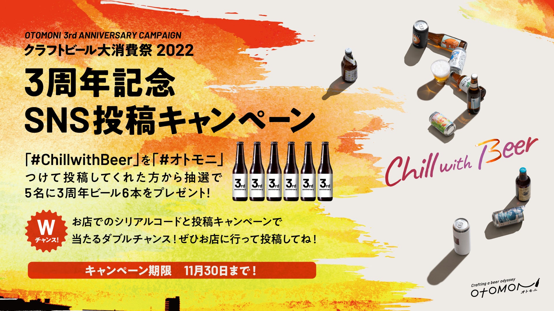 全国クラフトビール大消費祭2022第二弾！お店でダブルチャンス